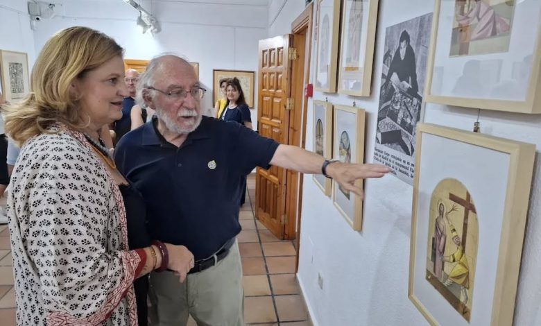 Inauguración de la exposición Dibujos de Carpe en la Casa Cayitas de Alcantarilla. Fuente: Ayuntamiento de Alcantarilla.